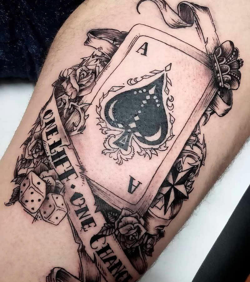 tatuajes de poker en el brazo 5