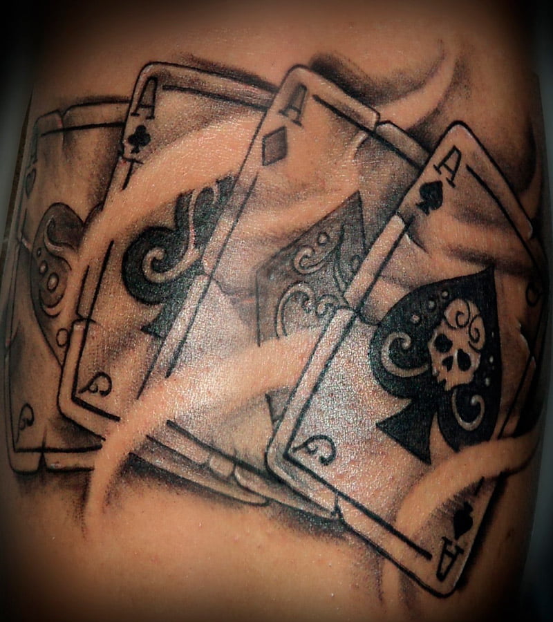 tatuajes de poker para hombres 10