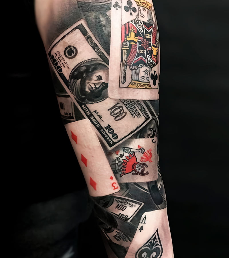 tatuajes de poker para hombres 4