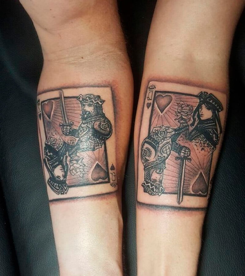 tatuajes de poker para parejas 10