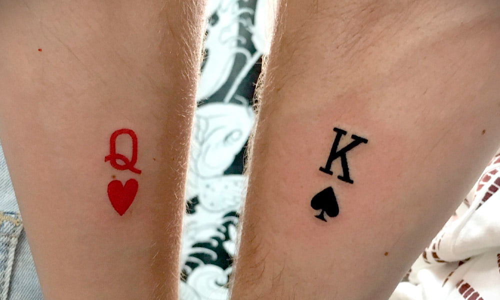 tatuajes de poker para parejas 2