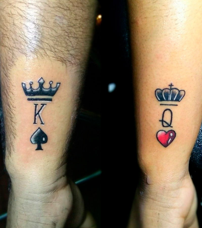 tatuajes de poker para parejas 3