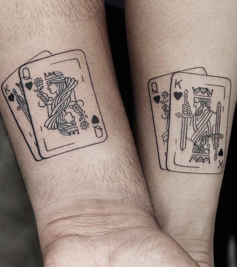 tatuajes de poker para parejas 8