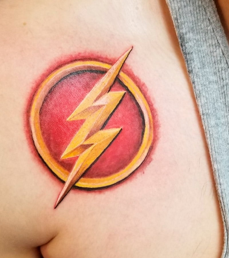 Tatuajes del rayo de flash