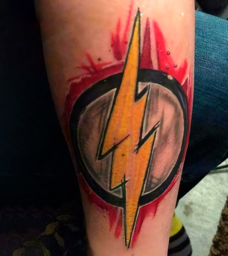 tatuajes de rayo de flash 6