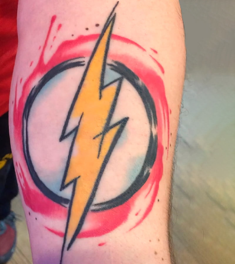 tatuajes de rayo de flash 9