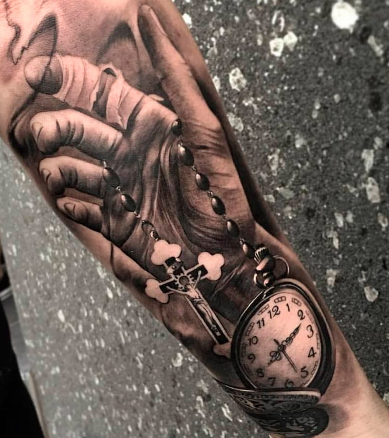 tatuajes de relojes para hombres 8