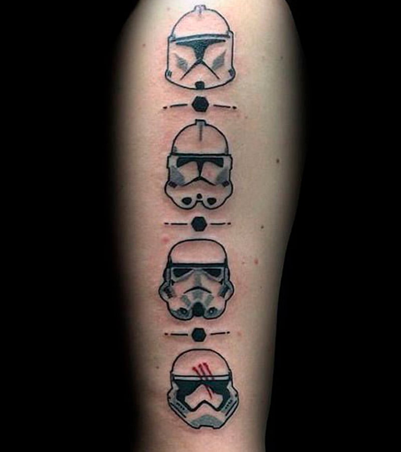tatuajes de star wars de stormtrooper 1