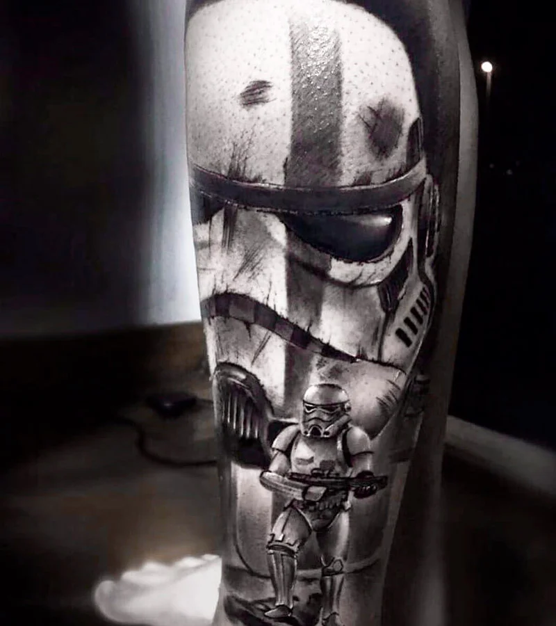 tatuajes de star wars de stormtrooper 11
