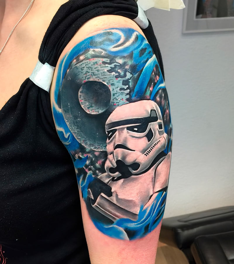 tatuajes de star wars de stormtrooper 12