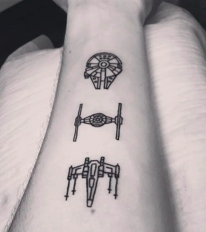 tatuajes de star wars minimalistas 3