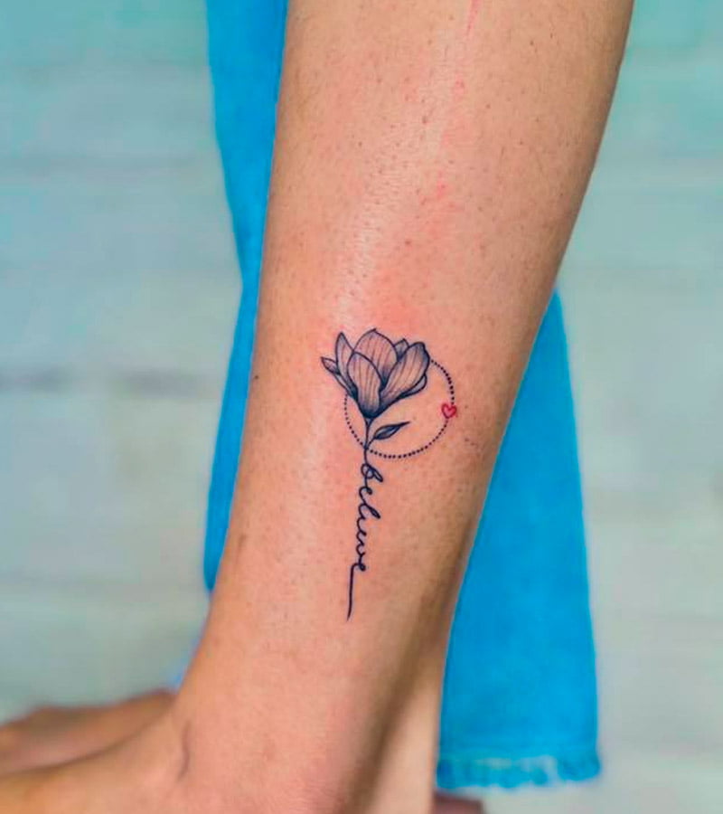 tatuajes de tulipanes con nombres 9