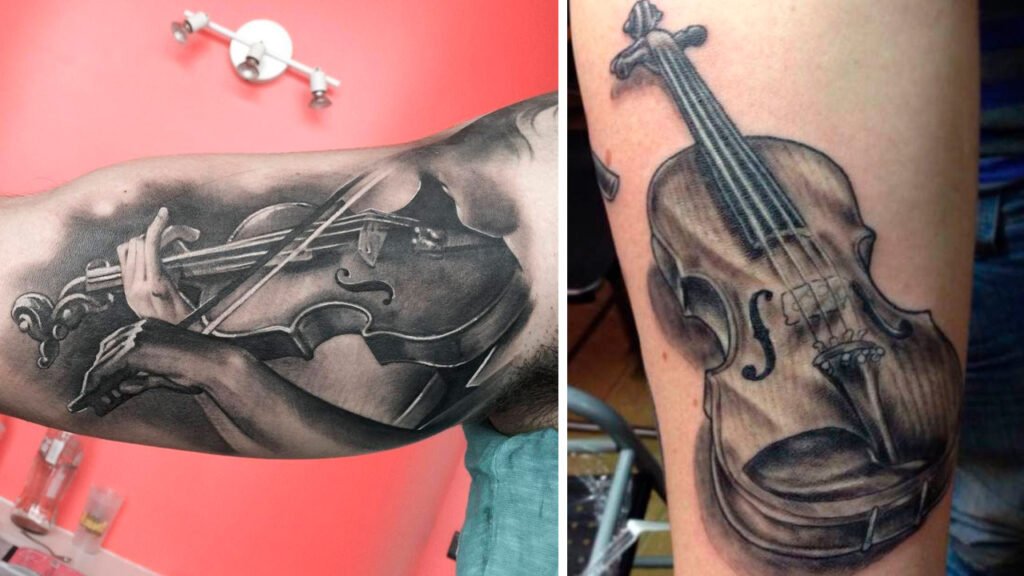 Tatuajes de violín