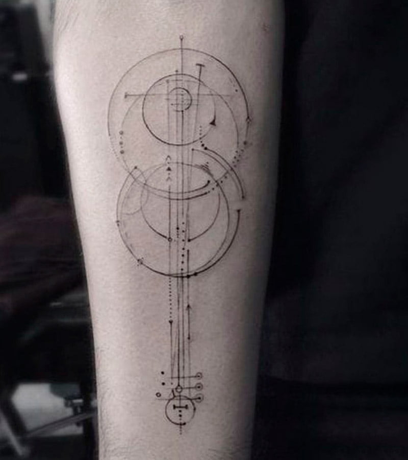 tatuajes de violin minimalistas 9