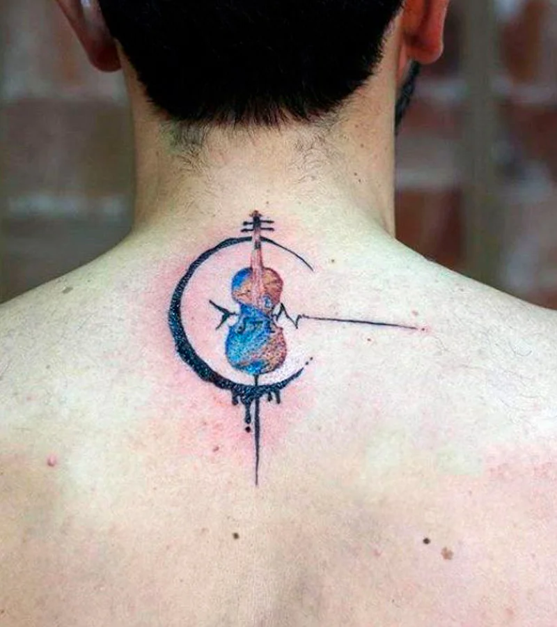 tatuajes de violin pequenos 10