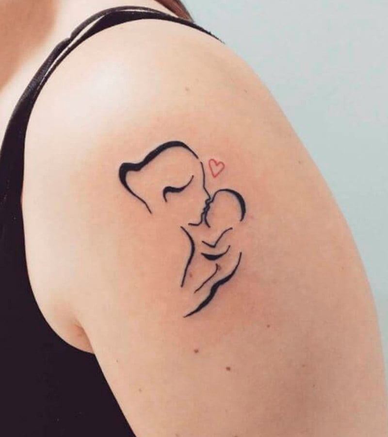 tatuajes minimalistas mama e hija 4