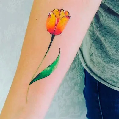 Tatuajes de tulipanes