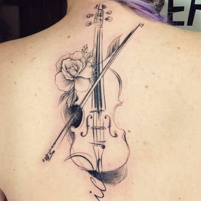 Tatuajes de violines