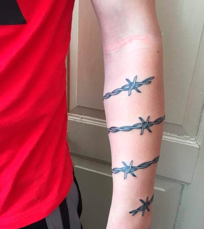 tatuajes de alambre de puas en el brazo 2