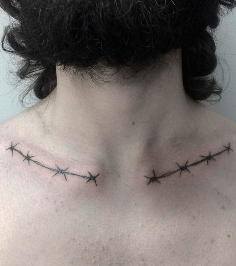 tatuajes de alambre de puas para hombres 19