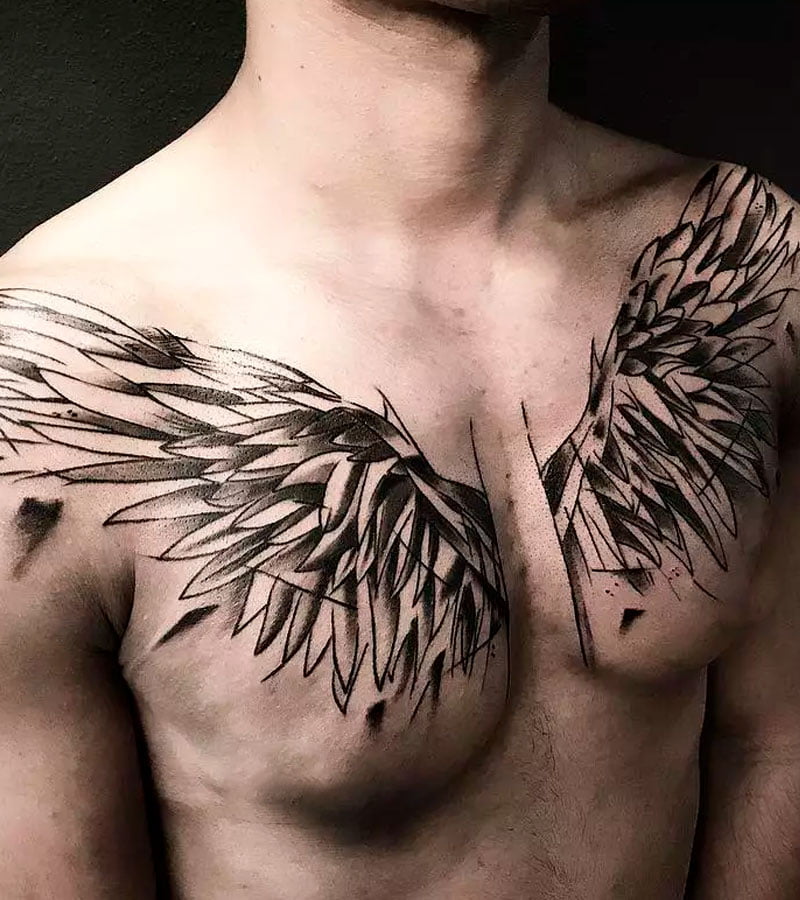 tatuajes de alas para hombres 1