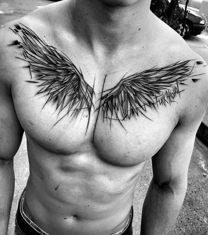 tatuajes de alas para hombres 3