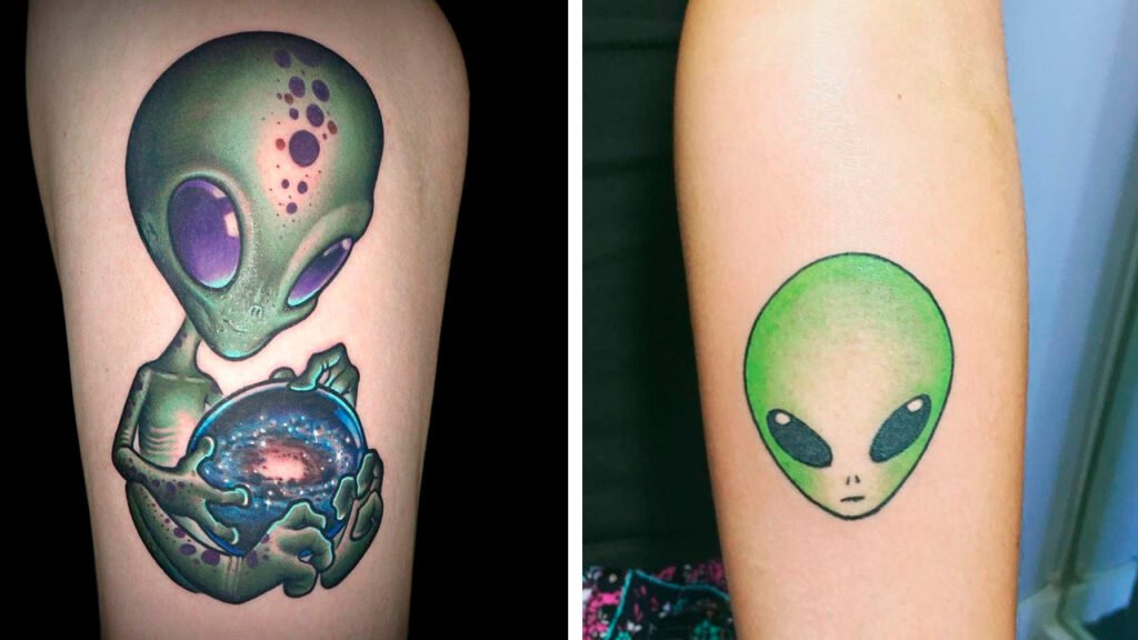 Tatuajes de aliens