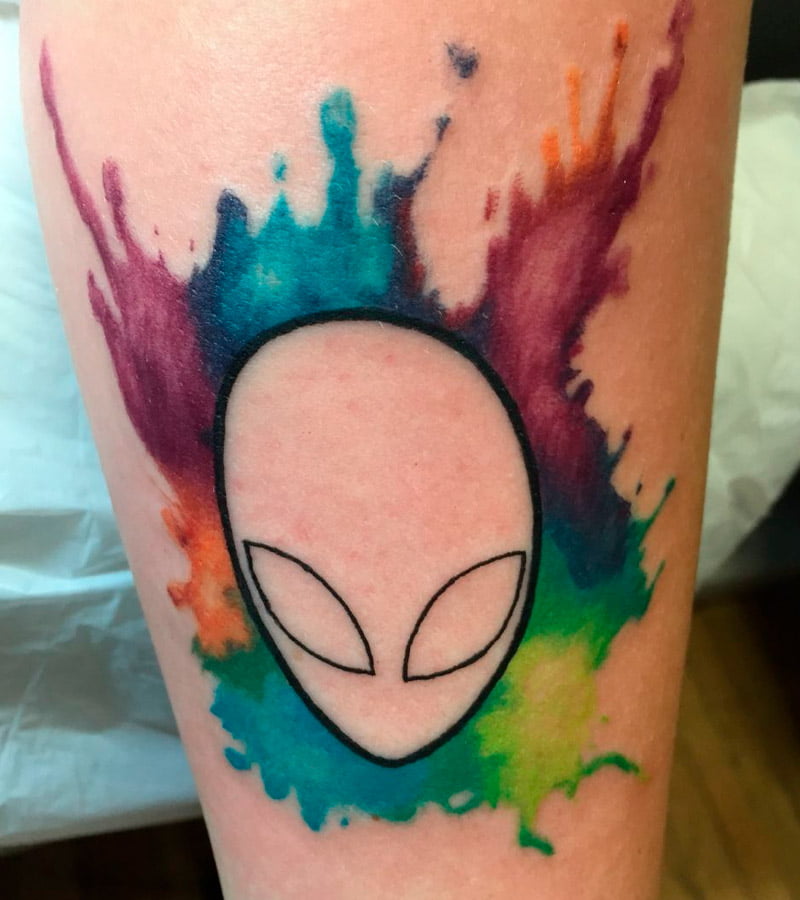 tatuajes de aliens a color 1