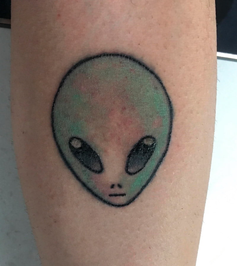 tatuajes de aliens a color 4