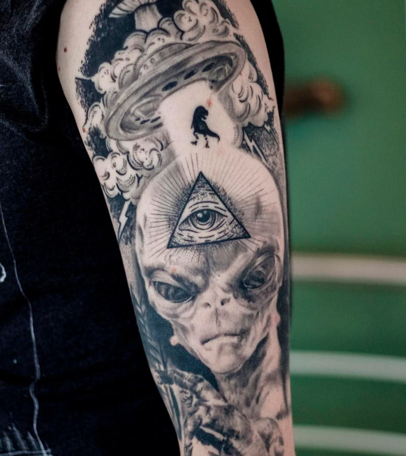 tatuajes de aliens en el brazo 1