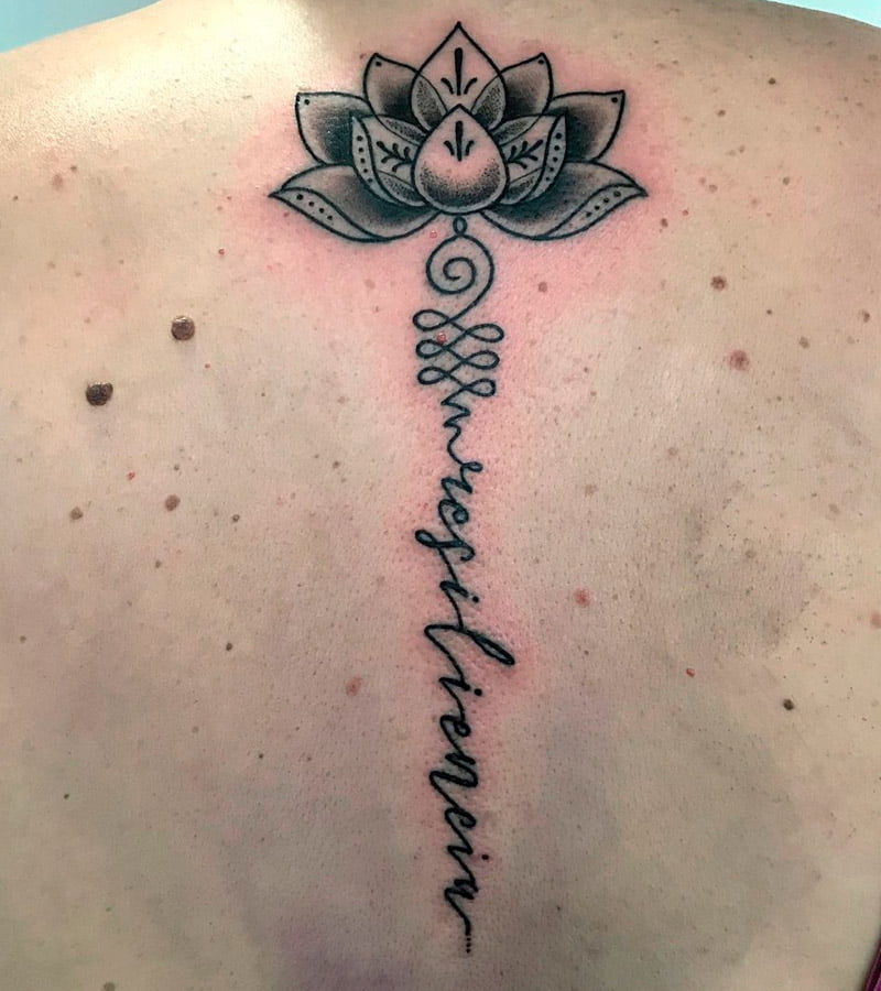 tatuajes de resiliencia y flor de loto 2