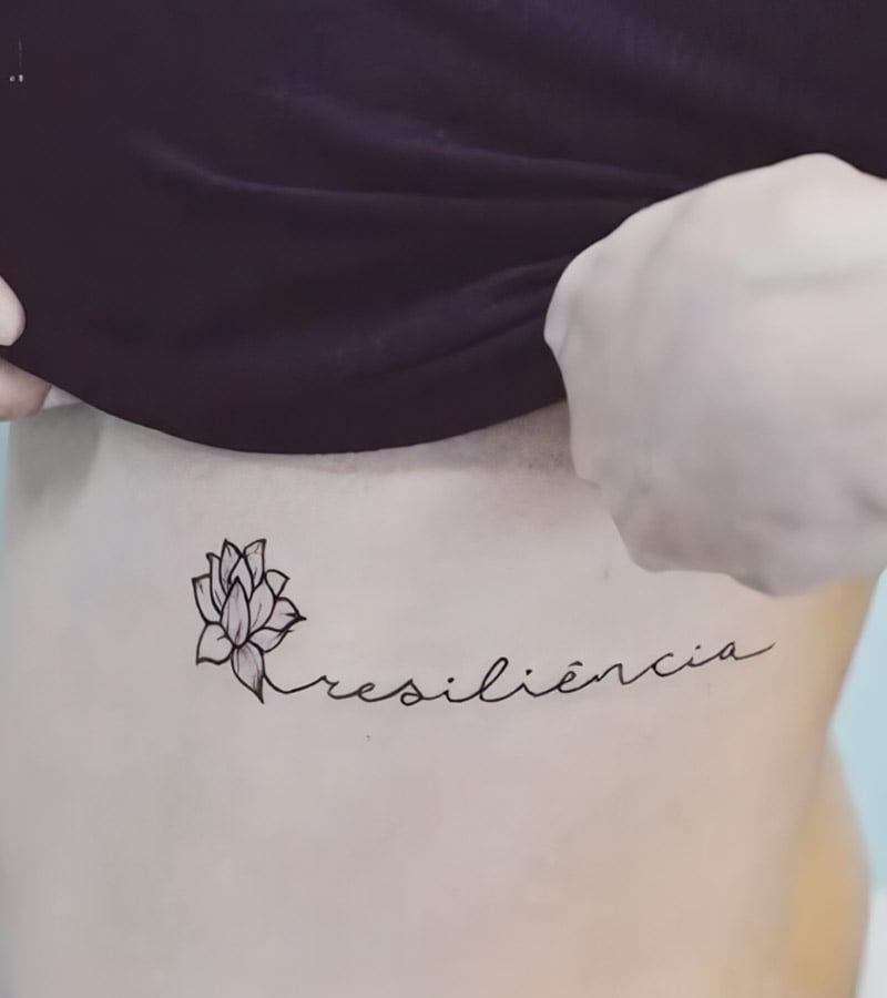 tatuajes de resiliencia y flor de loto 5