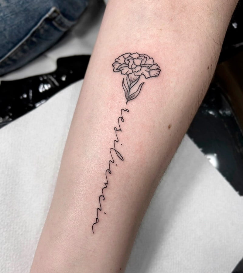 tatuajes de resiliencia y flor de loto 8