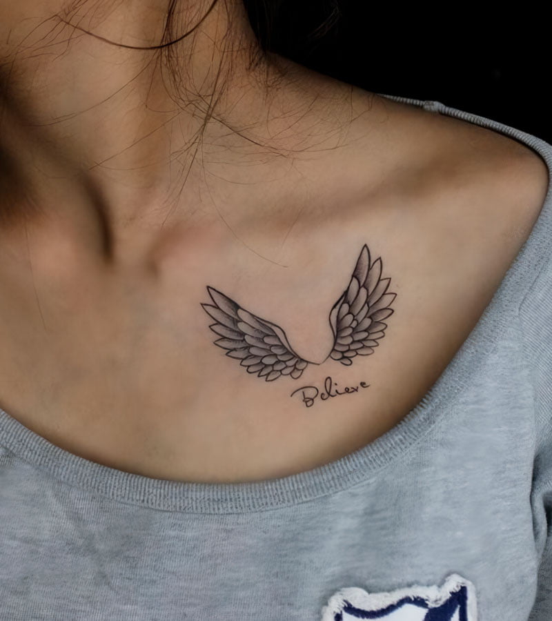 tatuajes pequenos de alas de angel 3