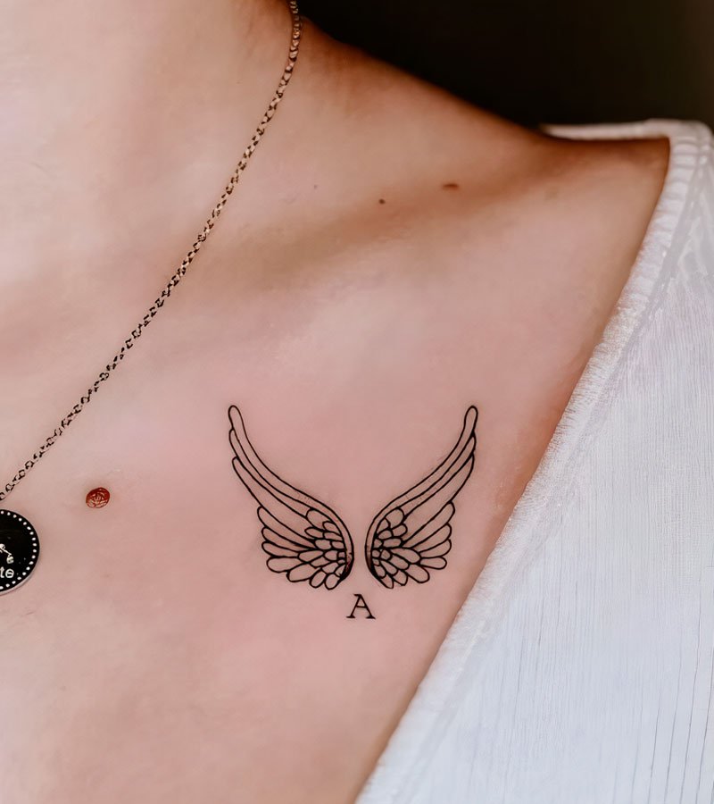 tatuajes pequenos de alas de angel 4