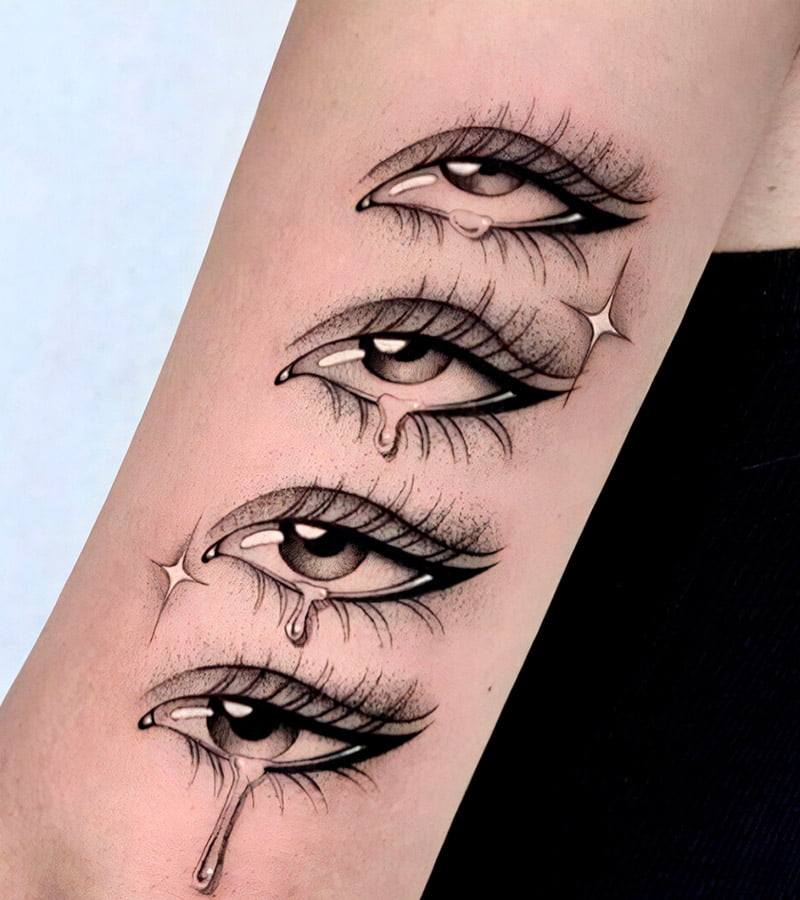 tatuajes de ojos con lagrimas 8