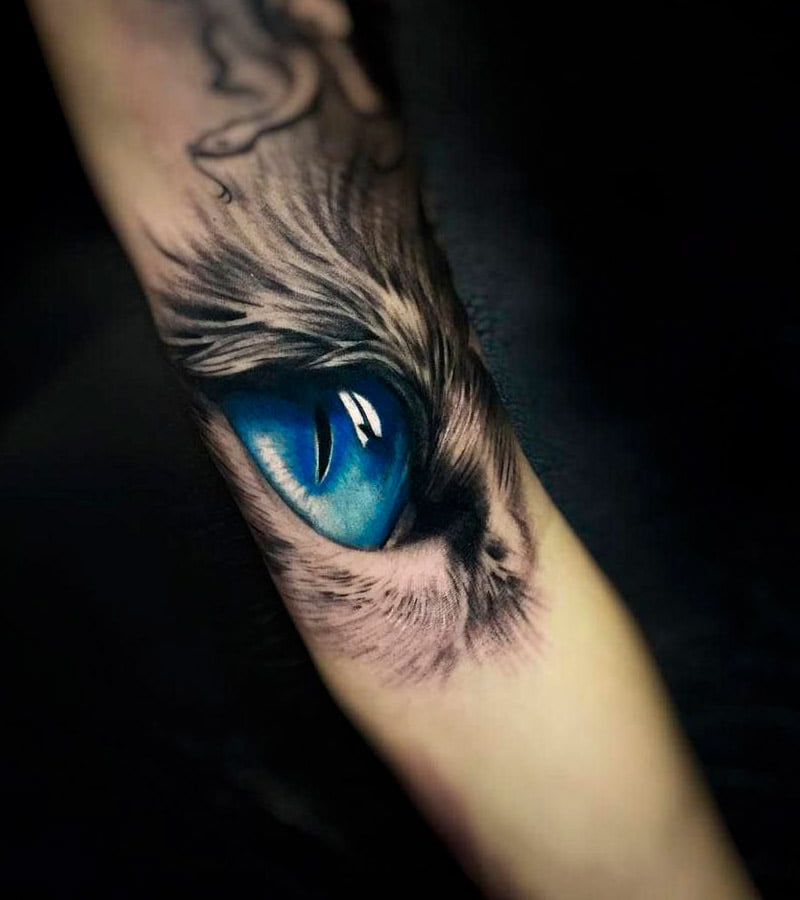 tatuajes de ojos de gato 2