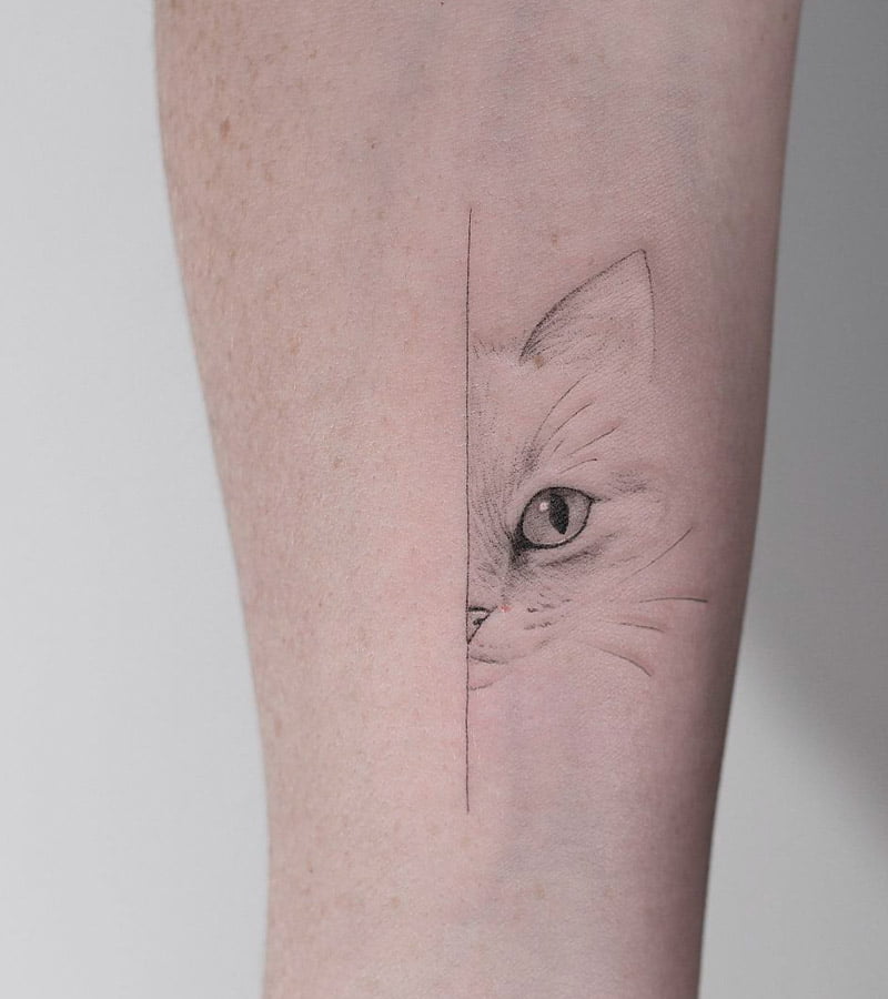 tatuajes de ojos de gato 4