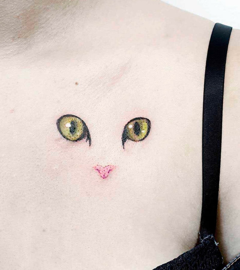tatuajes de ojos de gato 5