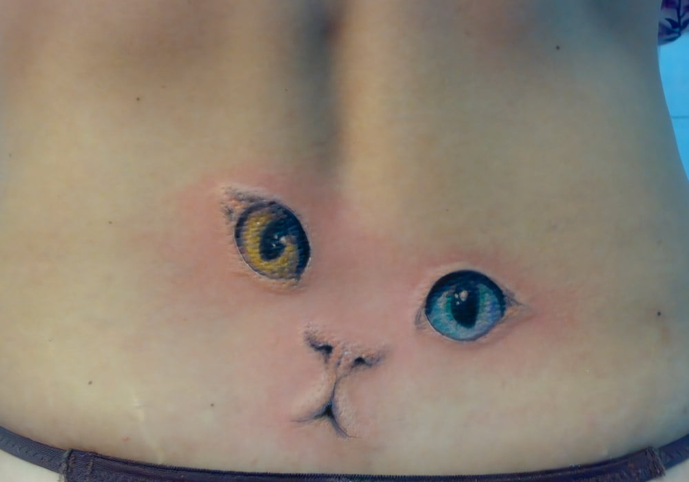 tatuajes de ojos de gato 7