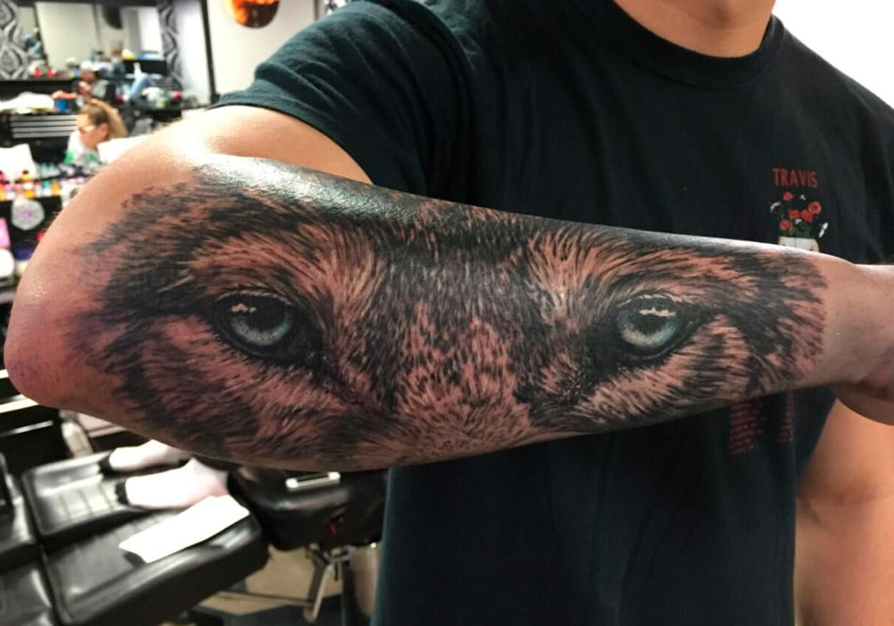 tatuajes de ojos de lobo 5