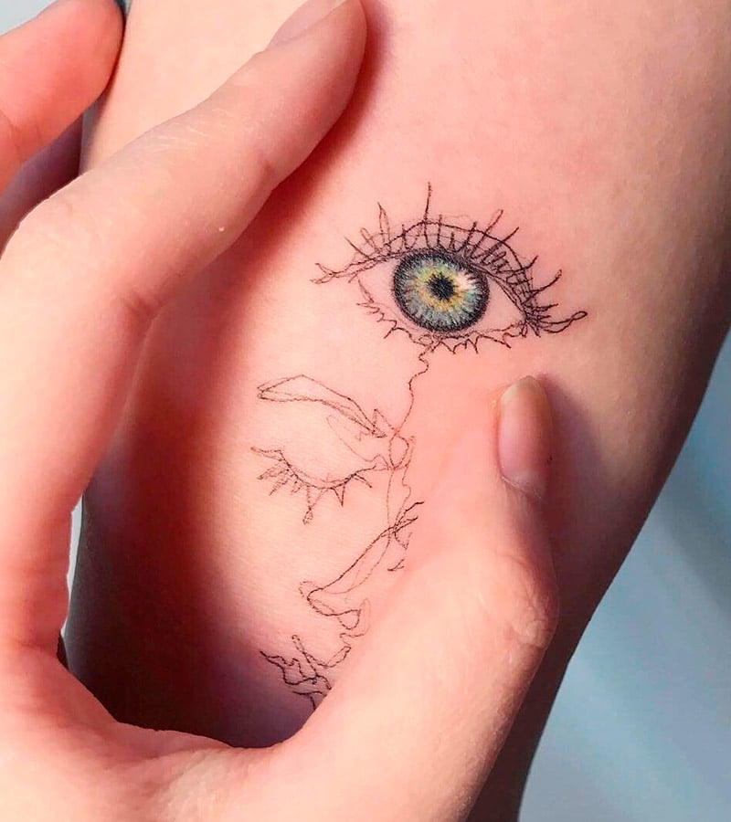 tatuajes de ojos de mujer 3