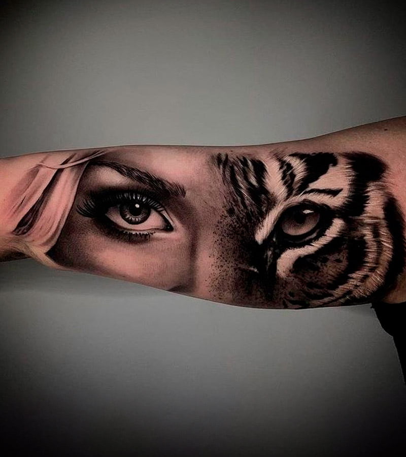 tatuajes de ojos de tigre 2