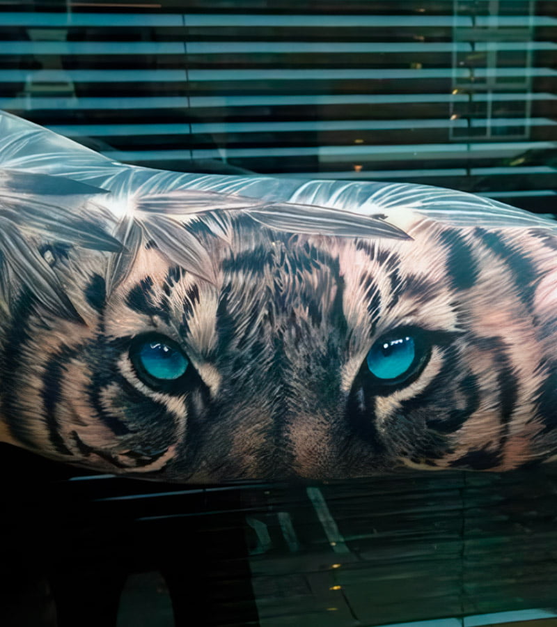 tatuajes de ojos de tigre 6