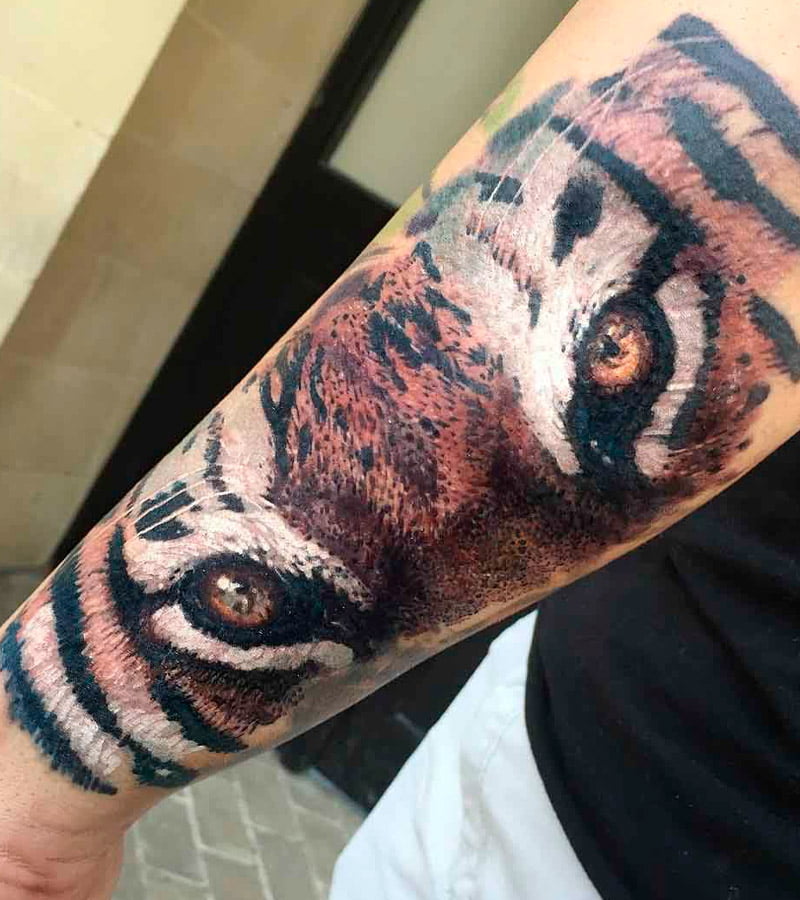 tatuajes de ojos de tigre 8