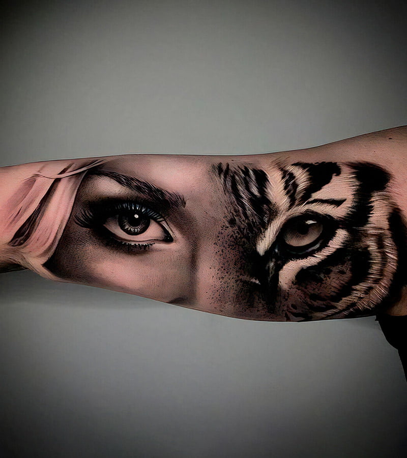 tatuajes de ojos en el brazo 1
