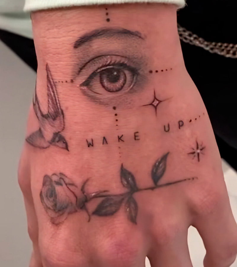 tatuajes de ojos en la mano 2
