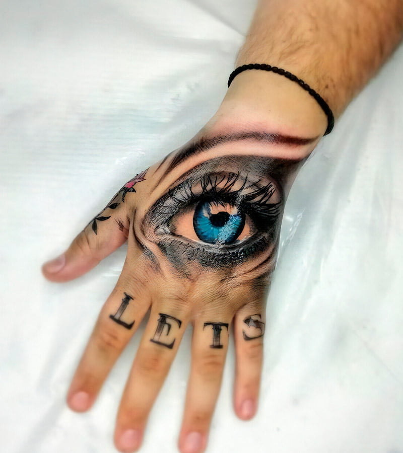 tatuajes de ojos en la mano 4