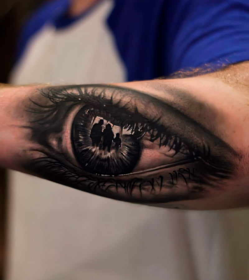 tatuajes de ojos para hombres 8