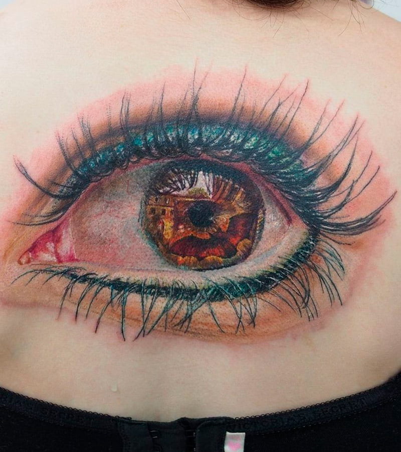 tatuajes de ojos para mujeres 8